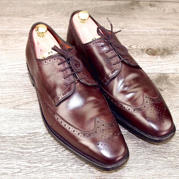 Allen Edmonds BEL AIR 11.5 D Burgundy * add $15 new Cedar Trees